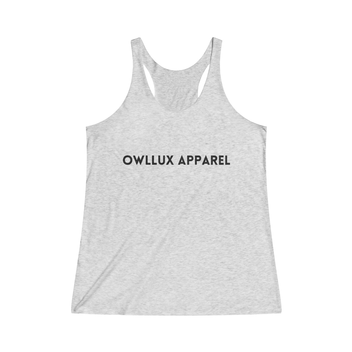 Owllux Apparel Tri-Blend Racerback Tank