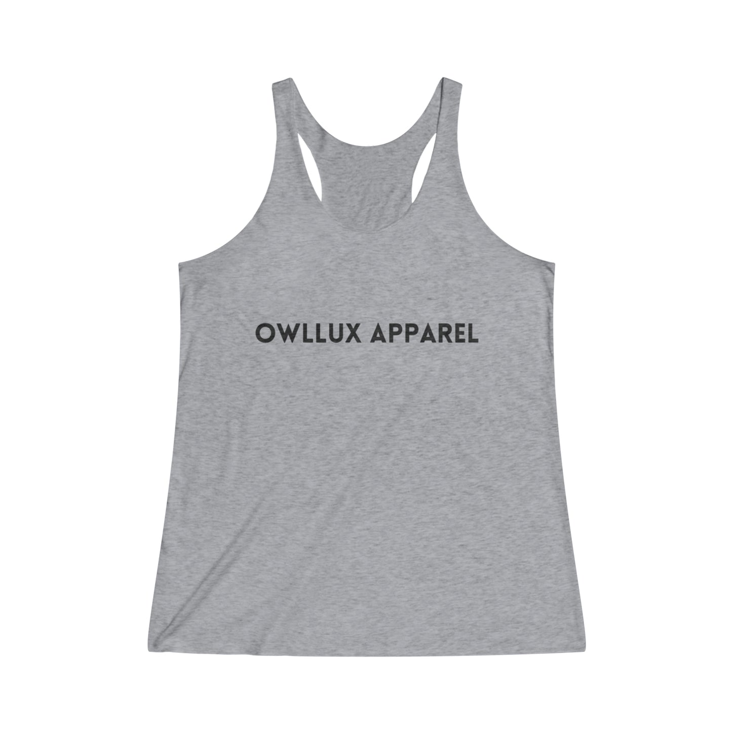 Owllux Apparel Tri-Blend Racerback Tank