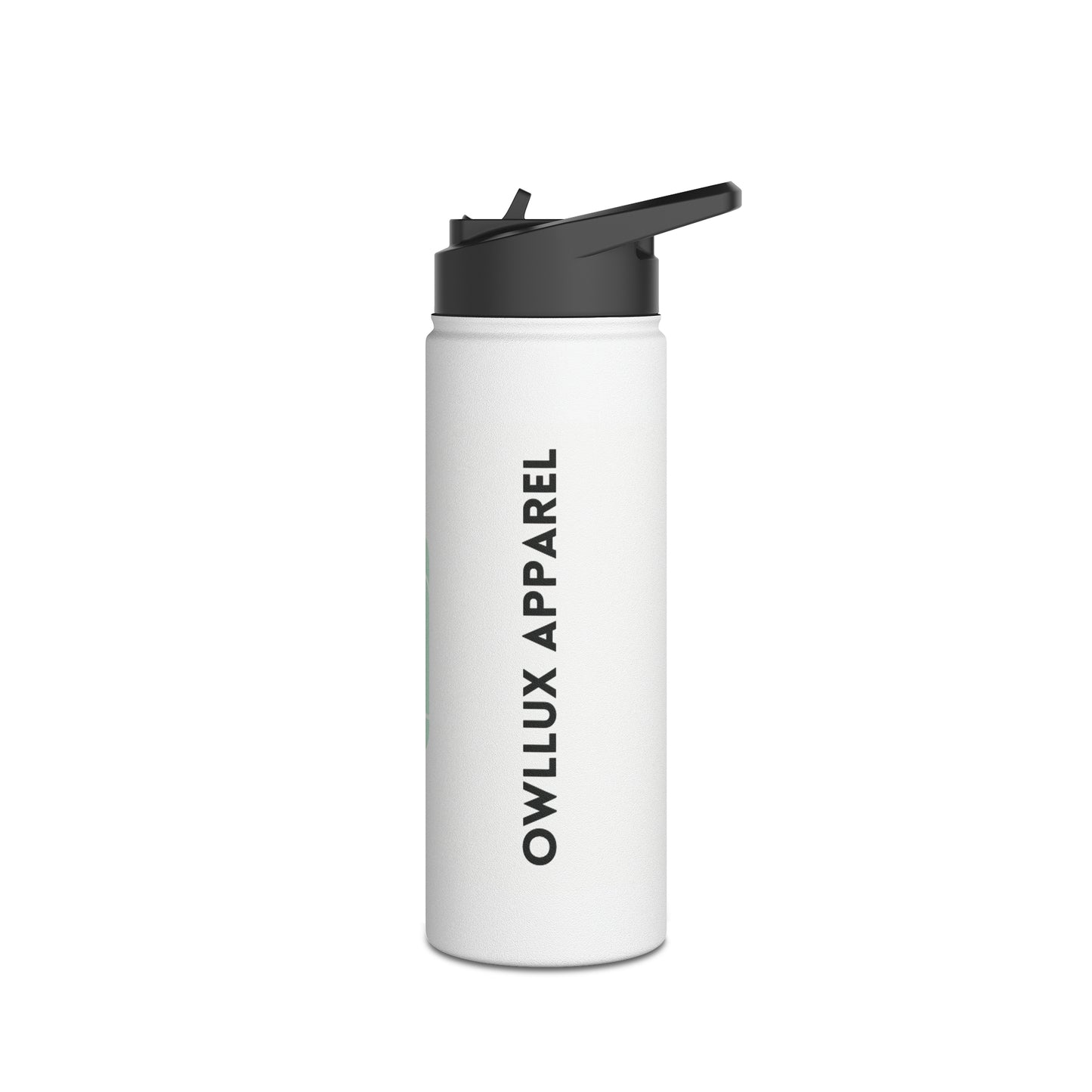 Owllux Apparel Stainless Steel Water Bottle, Standard Lid