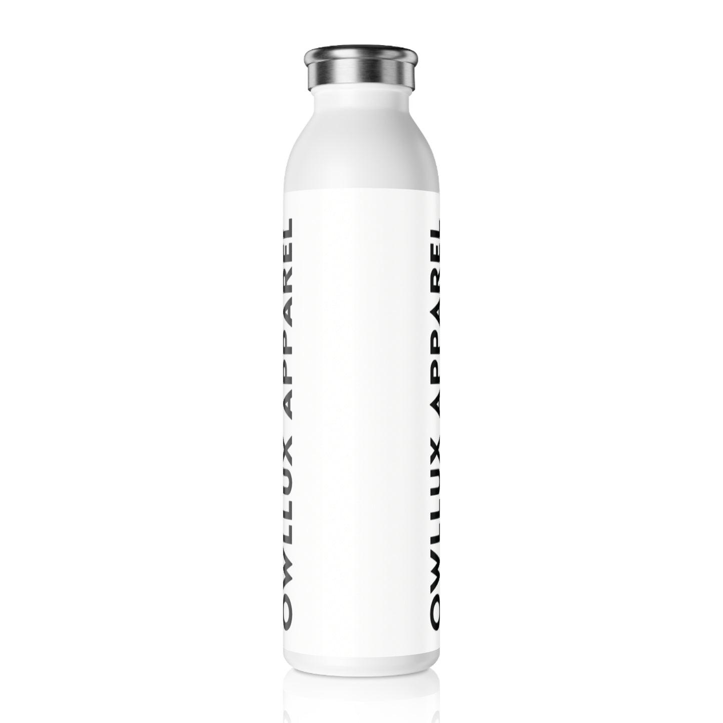 Owllux Apparel Logo Slim Water Bottle