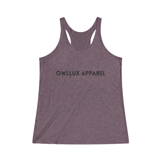 Owllux Apparel Tri-Blend Racerback Tank