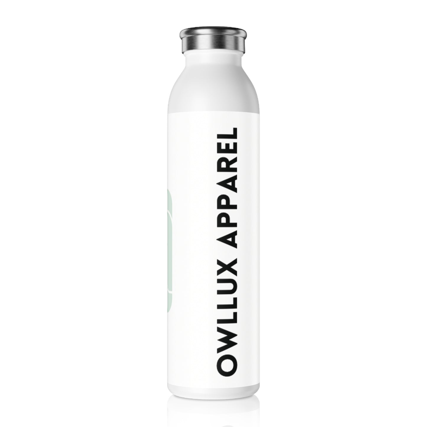 Owllux Apparel Logo Slim Water Bottle